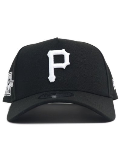 画像2: NEW ERA 9FORTY A-FRAME MLB BLACK & WHITE PIRATES