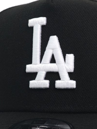 画像6: 【KIDS】NEW ERA YOUTH 9FORTY A-FRAME BLACK & WHITE DODGERS