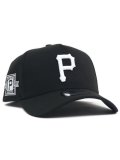 NEW ERA 9FORTY A-FRAME MLB BLACK & WHITE PIRATES
