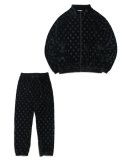 【送料無料】WEST WEAR WS LOGO VELOUR SETUP BLACK