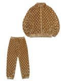 【送料無料】WEST WEAR WS LOGO VELOUR SETUP BROWN
