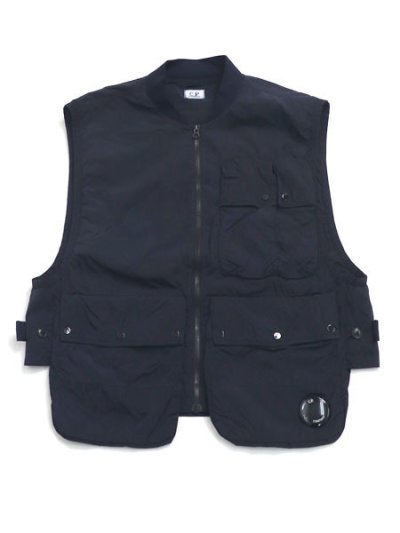 画像5: 【送料無料】C.P.COMPANY CTTN MIXED ZIPPED CARDIGAN TOTAL ECLIPSE