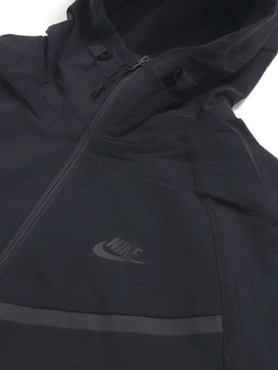 画像3: 【送料無料】NIKE TECH WR FZ WOVEN JACKET-BLACK/BLACK