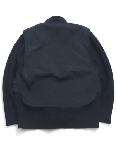 画像2: 【送料無料】C.P.COMPANY CTTN MIXED ZIPPED CARDIGAN TOTAL ECLIPSE