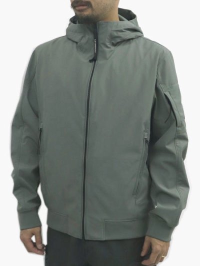 画像3: 【送料無料】C.P.COMPANY SHELL-R HOODED LENS JACKET LAUREL WREATH
