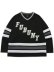 画像1: 【送料無料】FUBU HOCKEY SHIRTS BLACK (1)