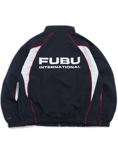画像2: 【送料無料】FUBU TRACK JACKET NAVY
