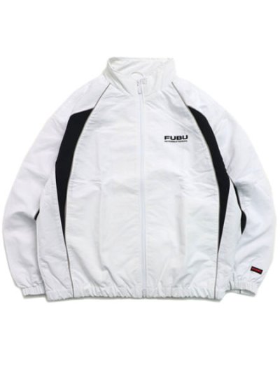 画像1: 【送料無料】FUBU TRACK JACKET WHITE