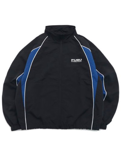画像1: 【送料無料】FUBU TRACK JACKET BLACK