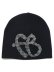 画像1: FUBU RHINESTONE BEANIE BLACK (1)