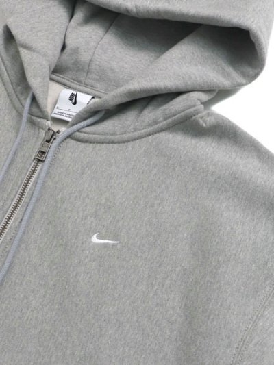 画像3: 【送料無料】NIKE SOLO SWOOSH BB FZ HOODIE-DK GRY HEATHER