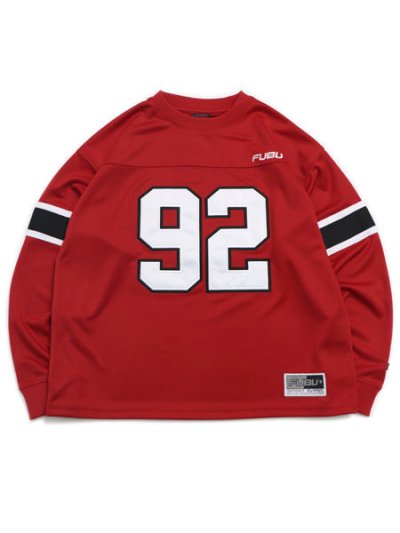 画像1: FUBU FOOTBALL SHIRTS RED