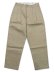 画像1: 【送料無料】SCHOTTTC TC DOUBLE PLEATED WIDE PANTS KHAKI (1)