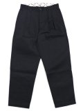 【送料無料】SCHOTTTC TC DOUBLE PLEATED WIDE PANTS BLACK