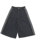 【送料無料】ADIDAS WMNS FIREBIRD DENIM JORTS-TRUE BLACK DENIM