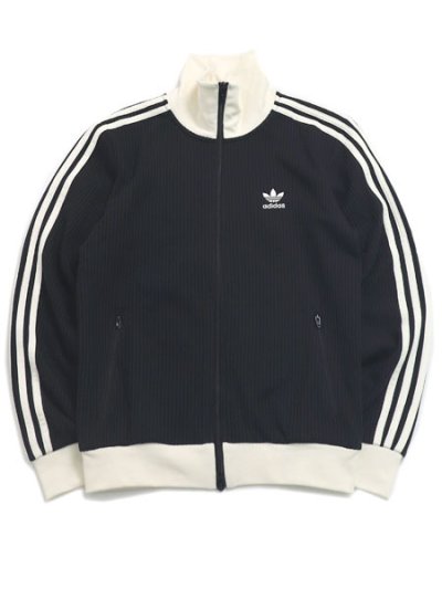 画像1: 【送料無料】ADIDAS WAFFLE CLASSIC TRACK TOP-BLACK