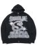 画像1: 【送料無料】COOKIES CLOTHING SHORELINE AIR IT OUT ZIP HOODIE BLK/GRY (1)