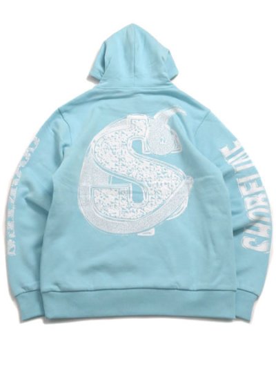 画像2: 【送料無料】COOKIES CLOTHING SHORELINE PULLOVER HOODIE CAROLINA BLUE
