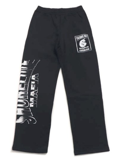 画像1: 【送料無料】COOKIES CLOTHING SHORELINE OPEN BOTTOM SWEATPANT BLACK