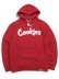 画像1: 【送料無料】COOKIES CLOTHING ORIGINAL MINT FLEECE HOODIE V2 RED/WHT (1)