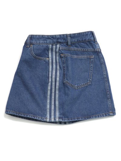 画像3: ADIDAS WMNS 3 STRIPES SKIRT DENIM-INDIGO DENIM