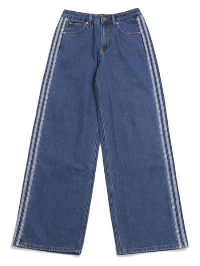 画像1: 【送料無料】ADIDAS WMNS FIREBIRD TRACK PANTS-MED VINTAGE DENIM