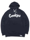 【送料無料】COOKIES CLOTHING ORIGINAL MINT FLEECE HOODIE V2 NVY/WHT