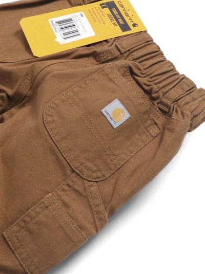 画像5: 【KIDS】CARHARTT KIDS CANVAS DUNGAREE CARHARTT BROWN