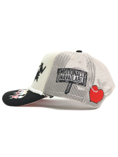 画像3: 【送料無料】TOXICITY X DSMSD TROUBLE IN PARADISE TRUCKER CREAM/BLACK