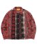 画像1: 【送料無料】GUAPI BLOOD RED PATCH FLANNEL (1)