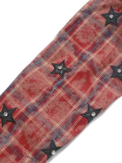 画像7: 【送料無料】GUAPI BLOOD RED PATCH FLANNEL