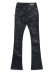 画像2: 【送料無料】GUAPI OBSIDIAN BLACK STARS LEATHER PANT (2)