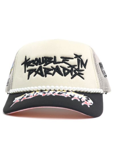 画像2: 【送料無料】TOXICITY X DSMSD TROUBLE IN PARADISE TRUCKER CREAM/BLACK