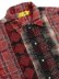 画像3: 【送料無料】GUAPI BLOOD RED PATCH FLANNEL (3)