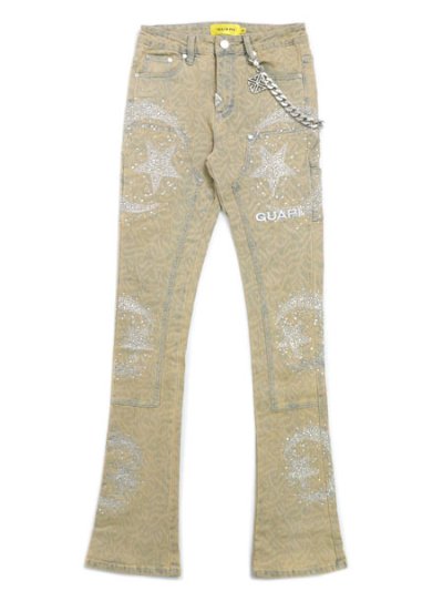 画像1: 【送料無料】GUAPI VINTAGE CALLIGRAPHY DENIM