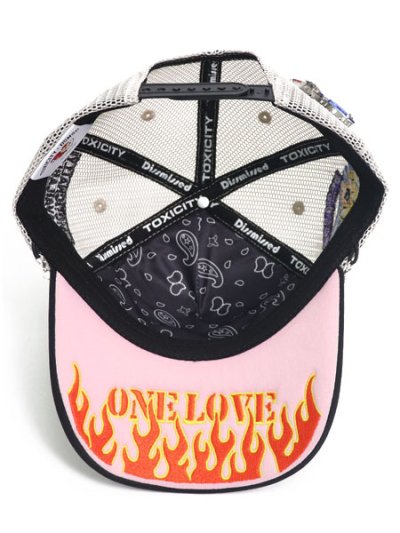 画像6: 【送料無料】TOXICITY X DSMSD TROUBLE IN PARADISE TRUCKER CREAM/BLACK