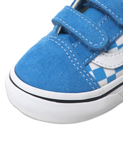 画像7: 【KIDS】VANS TD OLD SKOOL V CHECKERBOARD BRIGHT AZURE BLUE