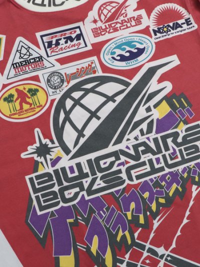 画像4: 【送料無料】BILLIONAIRE BOYS CLUB BB PRO LS MOCK COLLAR MOTO JERSEY WHITE