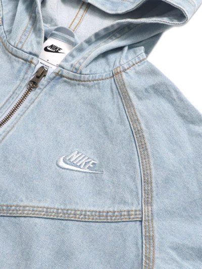 画像3: 【送料無料】【KIDS】NIKE YTH NSW WR DENIM FZ JACKET-LT ARMORY BLUE