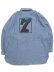 画像2: 【送料無料】RECOGNIZE #7 VINYL CHAMBRAY SHIRT INDIGO (2)