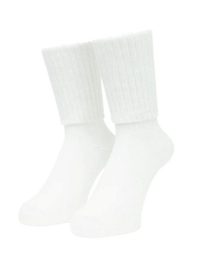 画像4: WHIMSY SOCKS LOOSE GUAGE RIB SOCKS WHITE