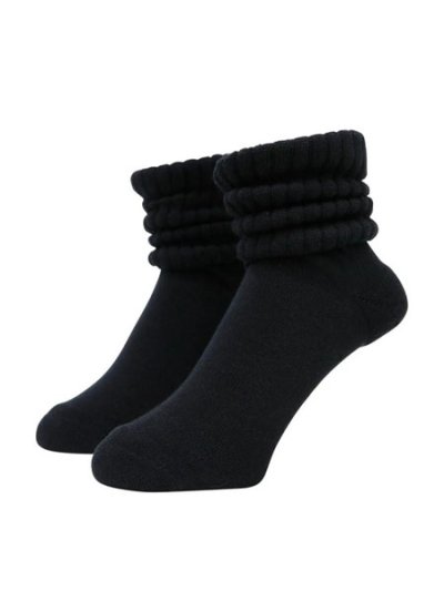 画像5: WHIMSY SOCKS LOOSE GUAGE RIB SOCKS BLACK