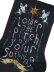 画像3: WHIMSY SOCKS ANGEL SOCKS BLACK (3)