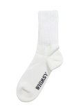 WHIMSY SOCKS LOOSE GUAGE RIB SOCKS WHITE