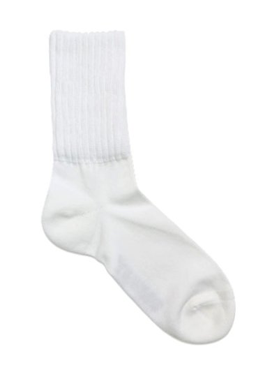 画像2: WHIMSY SOCKS LOOSE GUAGE RIB SOCKS WHITE