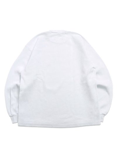 画像2: LOS ANGELES APPAREL L/S HEAVY THERMAL CREW NECK OVERSIZED-WHITE