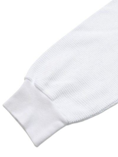 画像6: LOS ANGELES APPAREL L/S HEAVY THERMAL CREW NECK OVERSIZED-WHITE