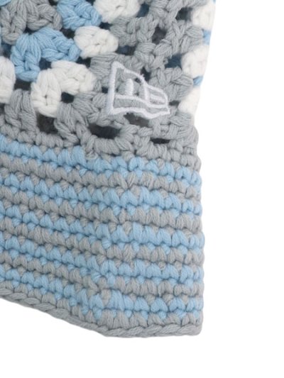 画像4: NEW ERA CROCHET KNIT BUCKET BLUE/GREY/WHITE