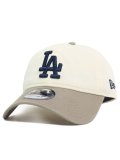 NEW ERA 9FORTY UNSTRUCTURED DODGERS CHROME/PEBBLE