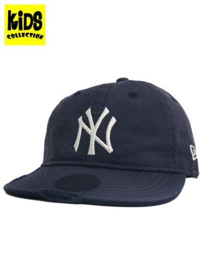 画像1: 【KIDS】NEW ERA YOUTH 9TWENTY GORO DAMAGE PACKABLE VISOR YANKEES